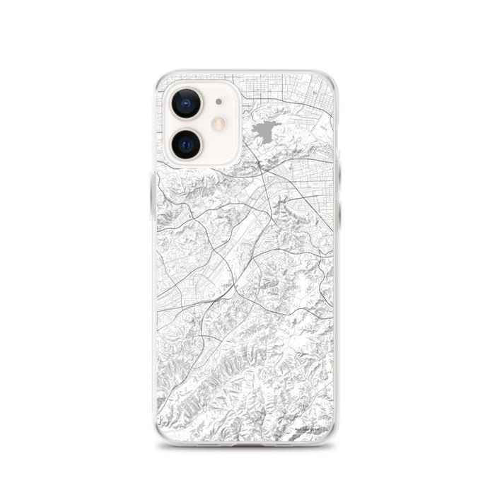 Custom iPhone 12 Diamond Bar California Map Phone Case in Classic