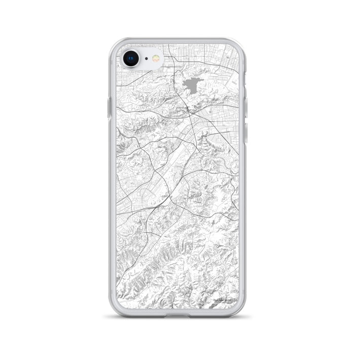 Custom iPhone SE Diamond Bar California Map Phone Case in Classic