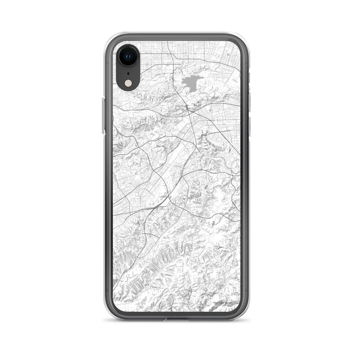 Custom iPhone XR Diamond Bar California Map Phone Case in Classic