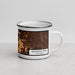 Right View Custom Diamond Bar California Map Enamel Mug in Ember