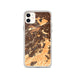 Custom iPhone 11 Diamond Bar California Map Phone Case in Ember