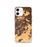 Custom iPhone 12 Diamond Bar California Map Phone Case in Ember