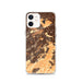 Custom iPhone 12 Diamond Bar California Map Phone Case in Ember