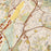 Diamond Bar California Map Print in Woodblock Style Zoomed In Close Up Showing Details