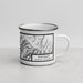 Right View Custom Dinosaur National Monument Map Enamel Mug in Classic