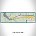 Flat View of Map Custom Dolores Colorado Map Enamel Mug in Woodblock