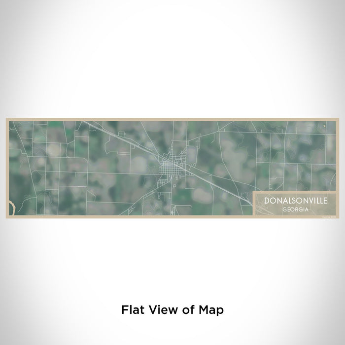 Flat View of Map Custom Donalsonville Georgia Map Enamel Mug in Afternoon