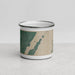Front View Custom Door County Wisconsin Map Enamel Mug in Afternoon