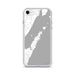 Custom iPhone SE Door County Wisconsin Map Phone Case in Classic