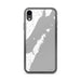 Custom iPhone XR Door County Wisconsin Map Phone Case in Classic