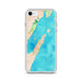 Custom iPhone SE Door County Wisconsin Map Phone Case in Watercolor