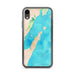 Custom iPhone XR Door County Wisconsin Map Phone Case in Watercolor