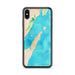 Custom iPhone XS Max Door County Wisconsin Map Phone Case in Watercolor