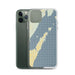 Custom Door County Wisconsin Map Phone Case in Woodblock