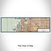 Flat View of Map Custom Doral Florida Map Enamel Mug in Woodblock