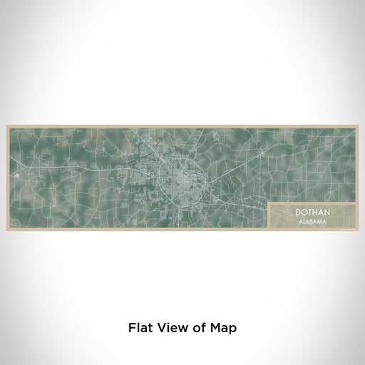 Flat View of Map Custom Dothan Alabama Map Enamel Mug in Afternoon