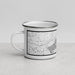 Left View Custom Douglas Lake Tennessee Map Enamel Mug in Classic