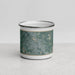 Front View Custom Dover Delaware Map Enamel Mug in Afternoon