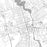 Dover Delaware Map Print in Classic Style Zoomed In Close Up Showing Details