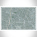 Downey California Map Print Landscape Orientation in Afternoon Style With Shaded Background