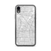 Custom iPhone XR Downey California Map Phone Case in Classic