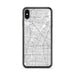 Custom iPhone XS Max Downey California Map Phone Case in Classic