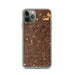 Custom iPhone 11 Pro Downey California Map Phone Case in Ember