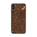 Custom iPhone XS Max Downey California Map Phone Case in Ember