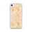 Custom iPhone SE Downey California Map Phone Case in Watercolor