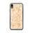 Custom iPhone XR Downey California Map Phone Case in Watercolor