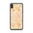 Custom iPhone XS Max Downey California Map Phone Case in Watercolor