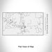 Rendered View of Dripping Springs Texas Map Engraving on 17oz Stainless Steel Insulated Cola Bottle in White
