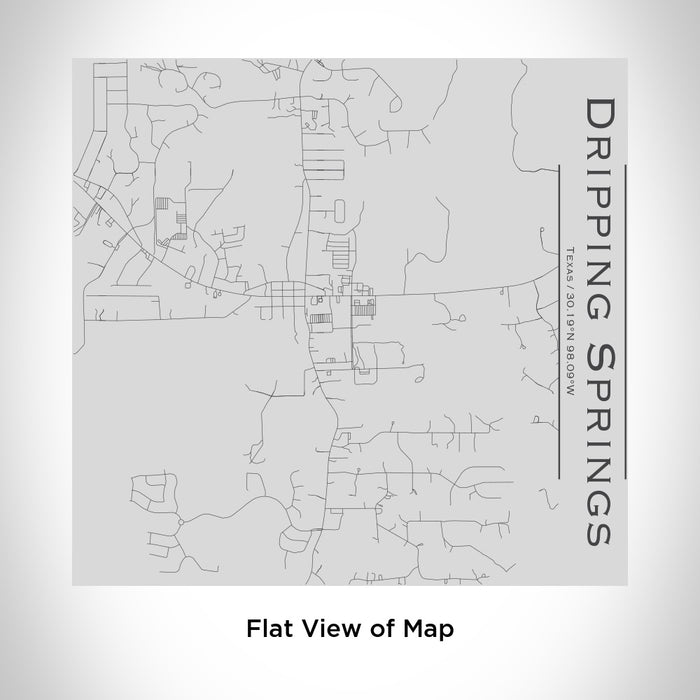 Dripping Springs - Texas Engraved Map Tumbler — JACE Maps