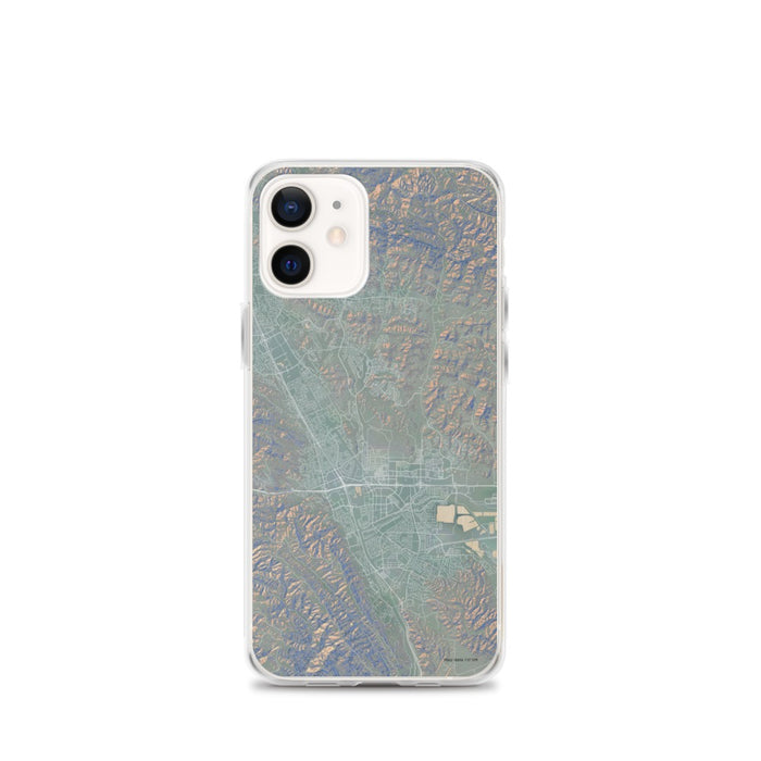 Custom iPhone 12 mini Dublin California Map Phone Case in Afternoon
