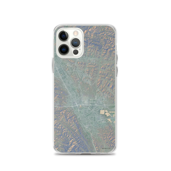 Custom iPhone 12 Pro Dublin California Map Phone Case in Afternoon