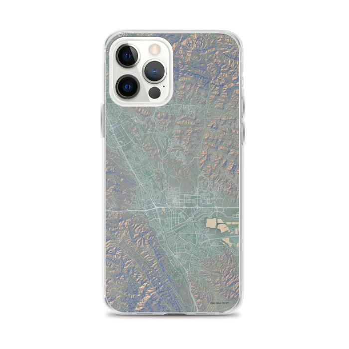 Custom iPhone 12 Pro Max Dublin California Map Phone Case in Afternoon