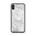 Custom iPhone X/XS Dublin California Map Phone Case in Classic