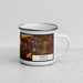 Right View Custom Dublin California Map Enamel Mug in Ember