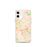 Custom iPhone 12 mini Dublin California Map Phone Case in Watercolor