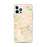 Custom iPhone 12 Pro Max Dublin California Map Phone Case in Watercolor