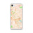 Custom iPhone SE Dublin California Map Phone Case in Watercolor