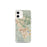 Custom iPhone 12 mini Dublin California Map Phone Case in Woodblock