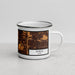 Right View Custom Dublin Ohio Map Enamel Mug in Ember