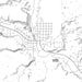 Dubois Wyoming Map Print in Classic Style Zoomed In Close Up Showing Details