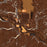 Dubois Wyoming Map Print in Ember Style Zoomed In Close Up Showing Details