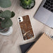 Custom Dubois Wyoming Map Phone Case in Ember