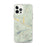 Custom Dubois Wyoming Map iPhone 12 Pro Max Phone Case in Woodblock