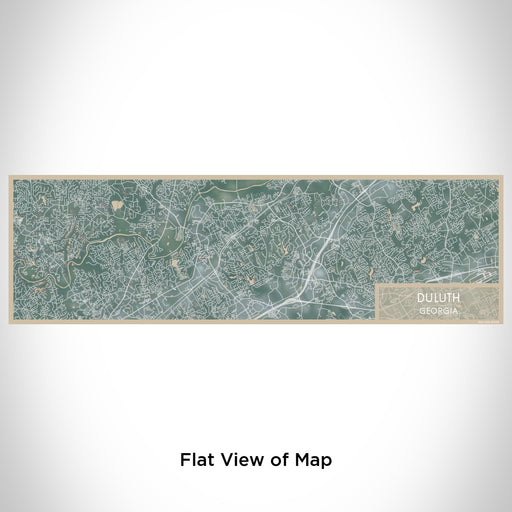 Flat View of Map Custom Duluth Georgia Map Enamel Mug in Afternoon