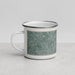 Left View Custom Duluth Georgia Map Enamel Mug in Afternoon