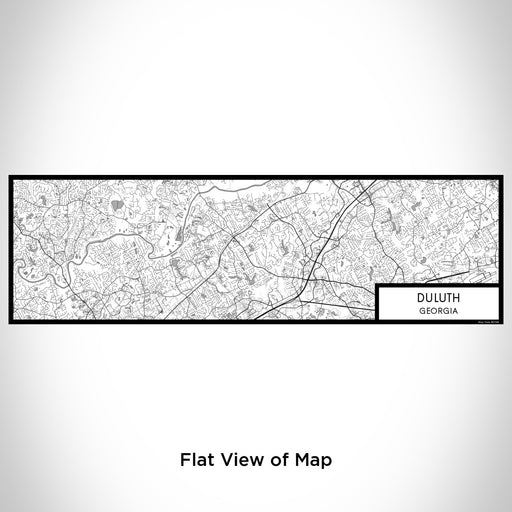 Flat View of Map Custom Duluth Georgia Map Enamel Mug in Classic